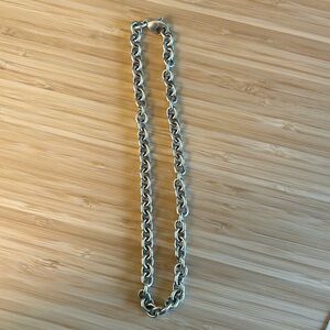 Tiffany & Co sterling silver thick necklace chain